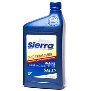 Aceite de motor marino totalmente sintético - SAE 30 - 1 cuarto de galón
