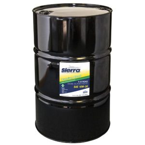 10W-30 4 Stroke Marine Outboard Engine Oil, 55 Gal