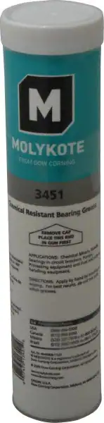 Cartucho de 19,4 oz de grasa de fluorosilicona para altas temperaturas