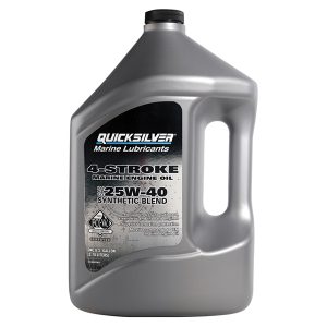 Aceite de mezcla sintética 25W-40 para motores fuera de borda de 4 tiempos, galón