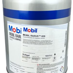 Mobil Rarus 829 Air Compressor Lubricant Cubeta de 19 L
