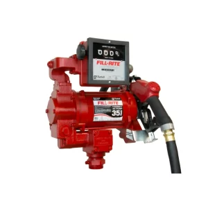 Bomba de transferencia de combustible de 115/230 V CA 35 GPM con medidor y boquilla