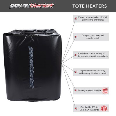 PowerBlanket 350 GALLON TOTE HEATER TH350 40°C